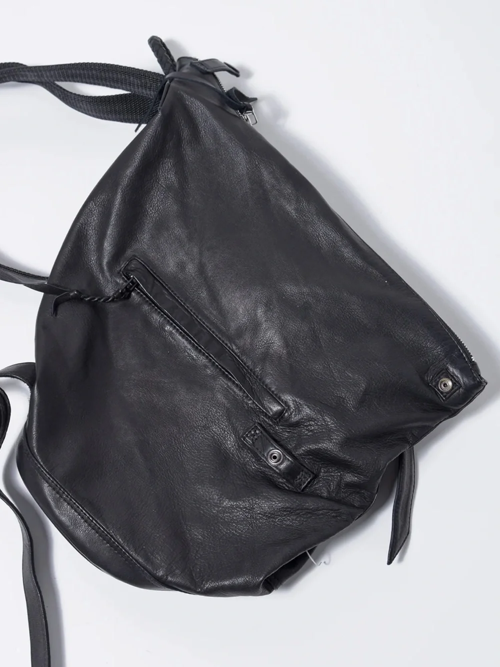KmRii 2202-BG01 Hand Stitch Triangle Backpack